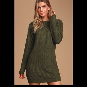 BCBG Generation Green sweater Dress